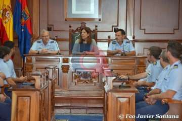 El Ejército del Aire 'aterriza' en la historia de Telde (Foto TA/Francisco Javier Santana)